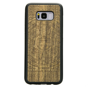 Drewniane Etui na Samsung Galaxy S8+ KALENDARZ AZTECKI LIMBA