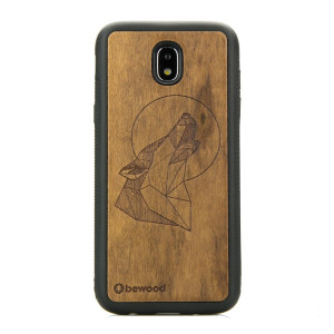 Drewniane Etui na Samsung Galaxy J7 2017 WILK IMBUIA