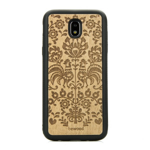 Drewniane Etui na Samsung Galaxy J7 2017 POLSKI FOLK ANIEGRE