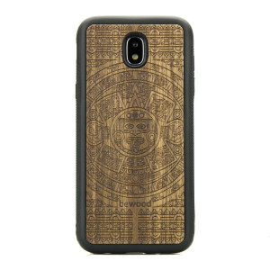Drewniane Etui na Samsung Galaxy J7 2017 KALENDARZ AZTECKI LIMBA