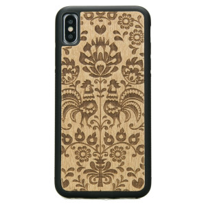 Drewniane Etui iPhone XS Max POLSKI FOLK ANIEGRE