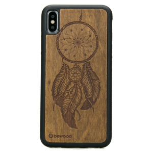Drewniane Etui iPhone XS Max ŁAPACZ SNÓW IMBUIA