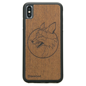 Drewniane Etui iPhone XS Max LIS MERBAU