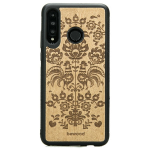 Drewniane Etui Huawei P30 Lite POLSKI FOLK ANIEGRE