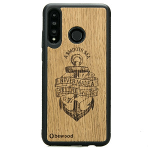 Drewniane Etui Huawei P30 Lite KOTWICA DĄB