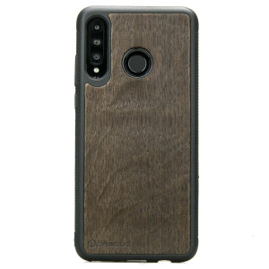 Drewniane Etui Huawei P30 Lite DĄB WĘDZONY