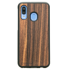 Drewniane Etui na Samsung Galaxy A40 PALISANDER SANTOS