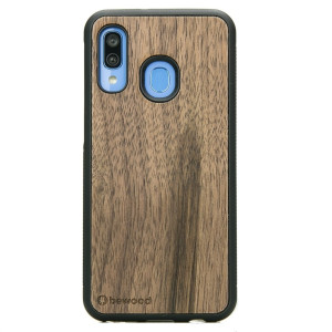 Drewniane Etui na Samsung Galaxy A40 ORZECH AMERYKAŃSKI
