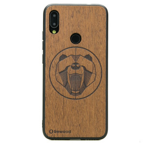 Drewniane Etui Xiaomi Redmi Note 7 NIEDŹWIEDŹ MERBAU