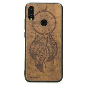 Drewniane Etui Xiaomi Redmi Note 7 ŁAPACZ SNÓW IMBUIA