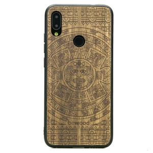 Drewniane Etui Xiaomi Redmi Note 7 KALENDARZ AZTECKI LIMBA