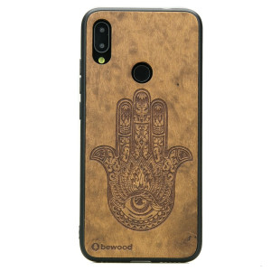Drewniane Etui Xiaomi Redmi Note 7 HAMSA IMBUIA