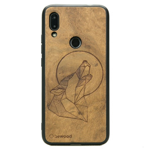 Drewniane Etui Xiaomi Redmi 7 WILK IMBUIA