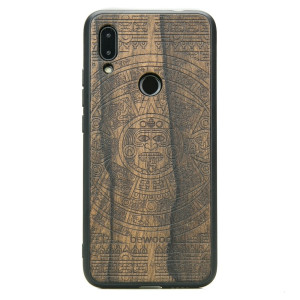 Drewniane Etui Xiaomi Redmi 7 KALENDARZ AZTECKI ZIRICOTE