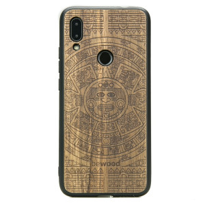 Drewniane Etui Xiaomi Redmi 7 KALENDARZ AZTECKI LIMBA
