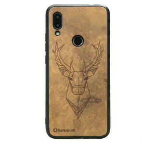 Drewniane Etui Xiaomi Redmi 7 JELEŃ IMBUIA