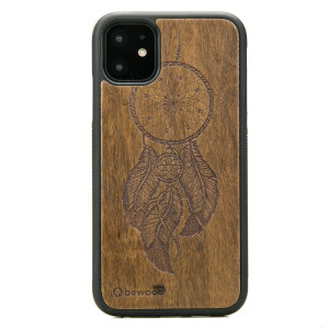 Drewniane Etui na iPhone 11 ŁAPACZ SNÓW IMBUIA