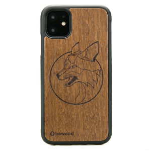 Drewniane Etui na iPhone 11 LIS MERBAU