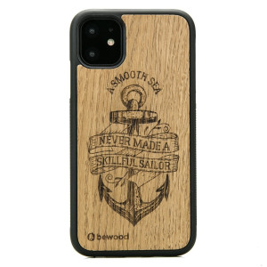 Drewniane Etui na iPhone 11 KOTWICA DĄB
