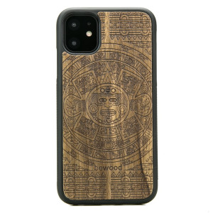 Drewniane Etui na iPhone 11 KALENDARZ AZTECKI LIMBA