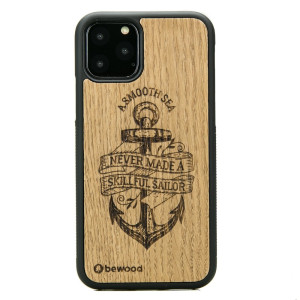 Drewniane Etui na iPhone 11 PRO KOTWICA DĄB