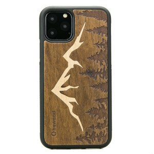 Drewniane Etui na iPhone 11 PRO GÓRY IMBUIA