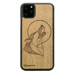 Drewniane Etui na iPhone 11 PRO MAX WILK DĄB