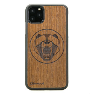 Drewniane Etui na iPhone 11 PRO MAX NIEDŹWIEDŹ MERBAU
