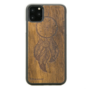 Drewniane Etui na iPhone 11 PRO MAX ŁAPACZ SNÓW IMBUIA