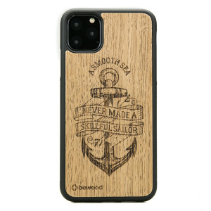 Drewniane Etui na iPhone 11 PRO MAX KOTWICA DĄB