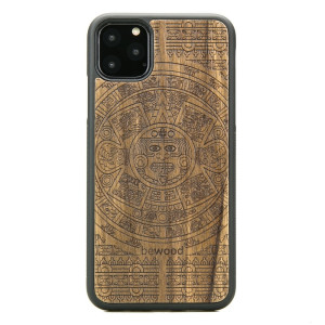Drewniane Etui na iPhone 11 PRO MAX KALENDARZ AZTECKI LIMBA