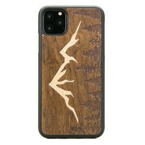 Drewniane Etui na iPhone 11 PRO MAX GÓRY IMBUIA