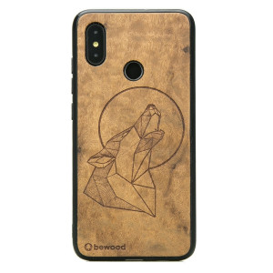 Drewniane Etui Xiaomi Mi 8 WILK IMBUIA