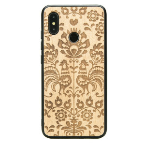 Drewniane Etui Xiaomi Mi 8 POLSKI FOLK ANIEGRE