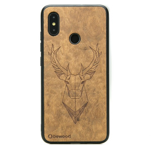 Drewniane Etui Xiaomi Mi 8 JELEŃ IMBUIA