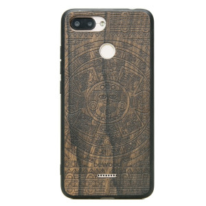 Drewniane Etui Xiaomi Redmi 6 / 6A KALENDARZ AZTECKI ZIRICOTE