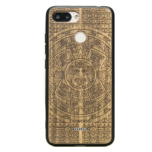 Drewniane Etui Xiaomi Redmi 6 / 6A KALENDARZ AZTECKI LIMBA