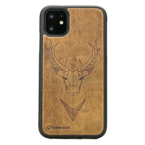 Drewniane Etui na iPhone 11 JELEŃ IMBUIA