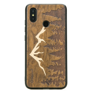 Drewniane Etui Xiaomi Mi 8 GÓRY IMBUIA