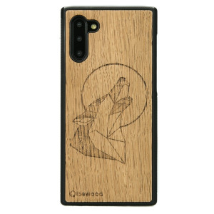 Drewniane Etui na Samsung Galaxy NOTE 10 WILK DĄB