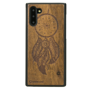 Drewniane Etui na Samsung Galaxy NOTE 10 ŁAPACZ SNÓW IMBUIA