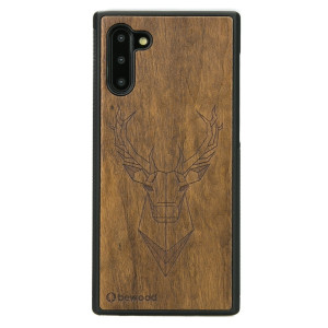 Drewniane Etui na Samsung Galaxy NOTE 10 JELEŃ IMBUIA
