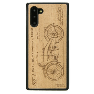 Drewniane Etui na Samsung Galaxy NOTE 10 HARLEY PATENT ANIEGRE