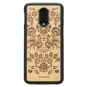 Drewniane Etui One Plus 6T / 7 POLSKI FOLK ANIEGRE