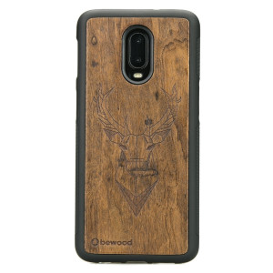 Drewniane Etui One Plus 6T / 7 JELEŃ IMBUIA