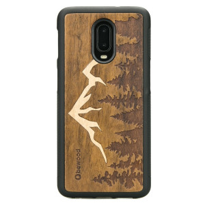 Drewniane Etui One Plus 6T / 7 GÓRY IMBUIA