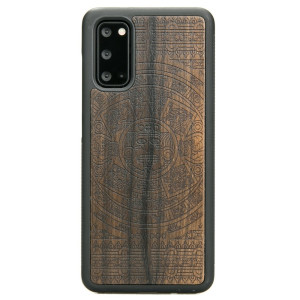 Drewniane Etui na Samsung Galaxy S20 KALENDARZ AZTECKI ZIRICOTE