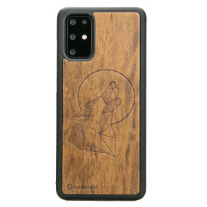 Drewniane Etui na Samsung Galaxy S20+ WILK IMBUIA