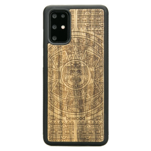 Drewniane Etui na Samsung Galaxy S20+ KALENDARZ AZTECKI LIMBA