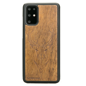 Drewniane Etui na Samsung Galaxy S20+ JELEŃ IMBUIA